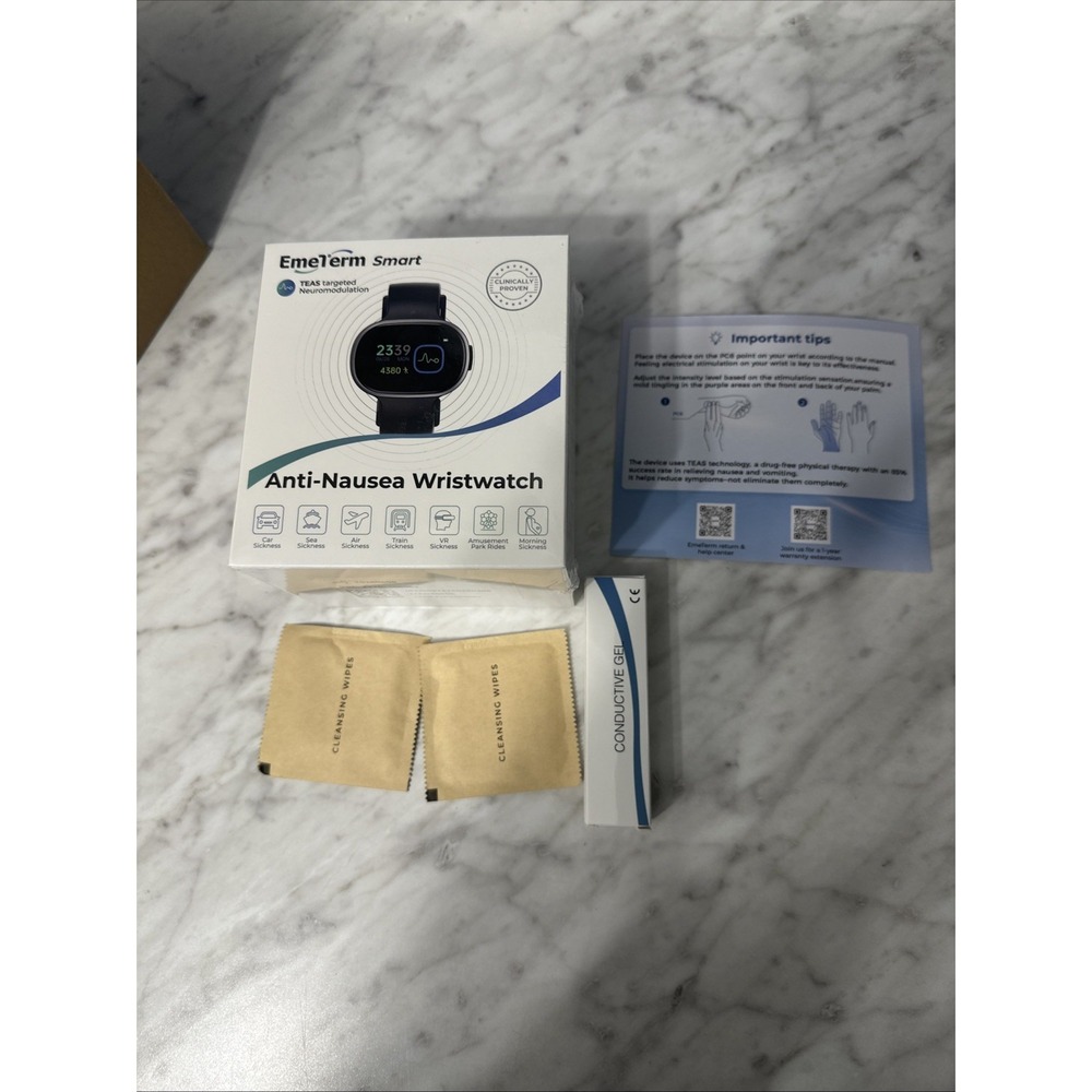 EmeTerm Smart Anti-Nausea Wristwatch Touchscreen‎ Sickness Vomit Relief